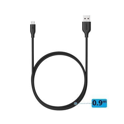 Dây Cáp Sạc Micro USB Anker PowerLine 0.9m - A8132 - Hàng Chính Hãng