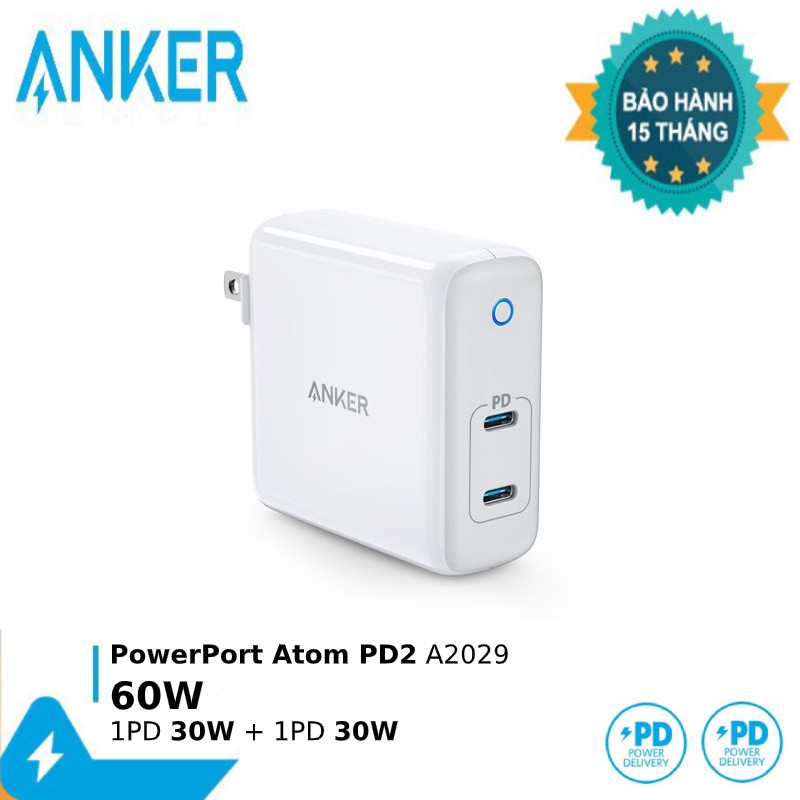 Củ sạc Anker PowerPort Atom PD 4