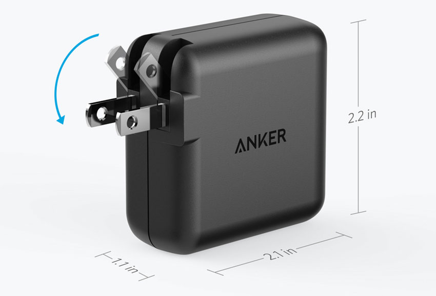 Adapter Sạc Anker PowerPort 2 Elite 2 Cổng USB 24W A2023 - Hàng Chính Hãng